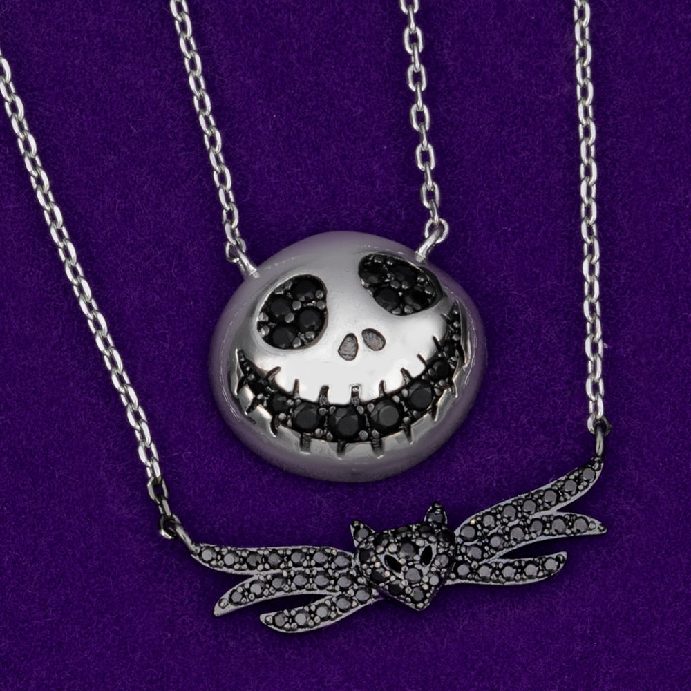Disney Nightmare Before Christmas Jack with Bowtie Necklace, Charmed Aroma